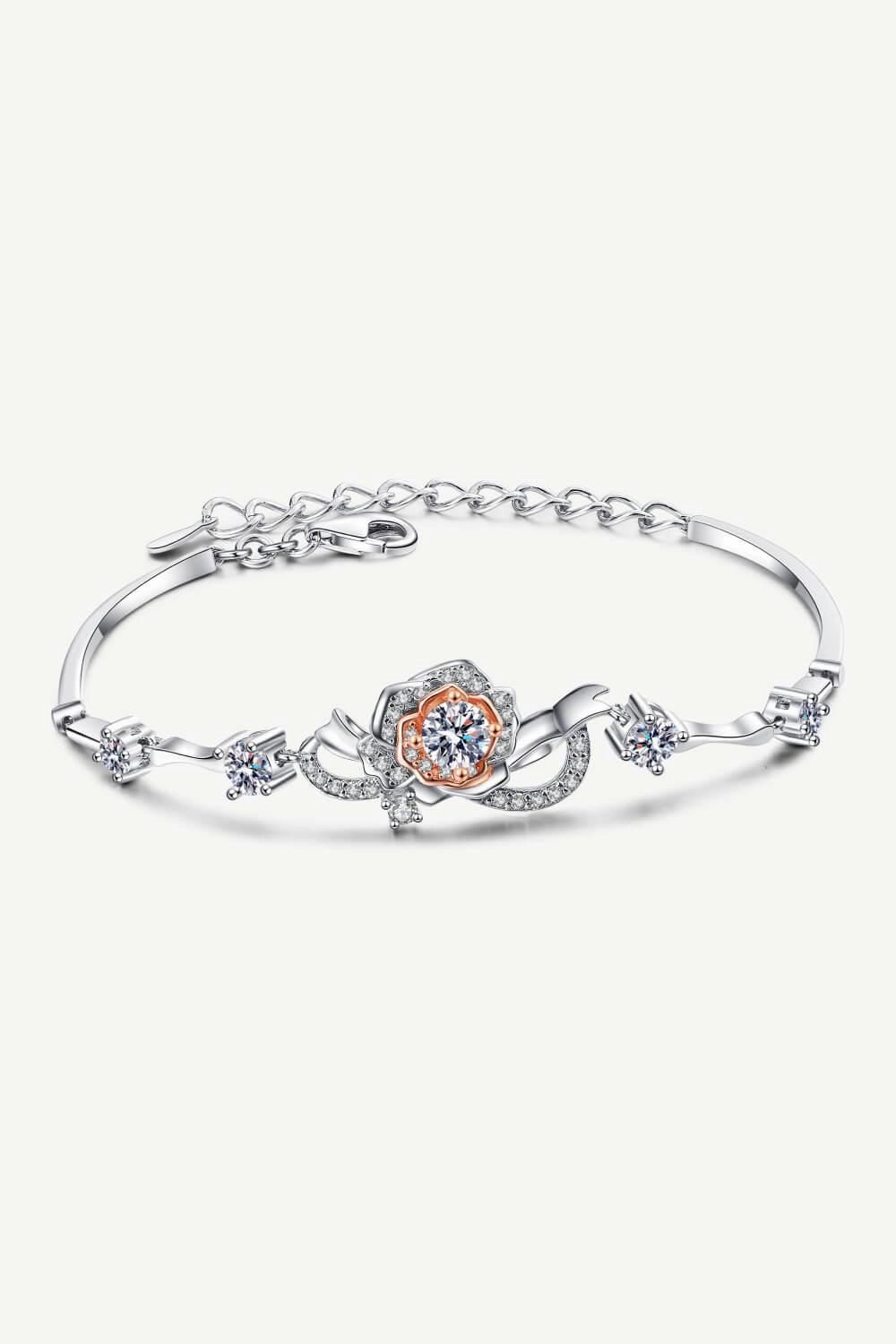 925 Sterling Silver Moissanite Bracelet 