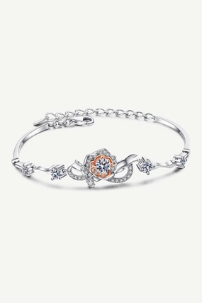 925 Sterling Silver Moissanite Bracelet 