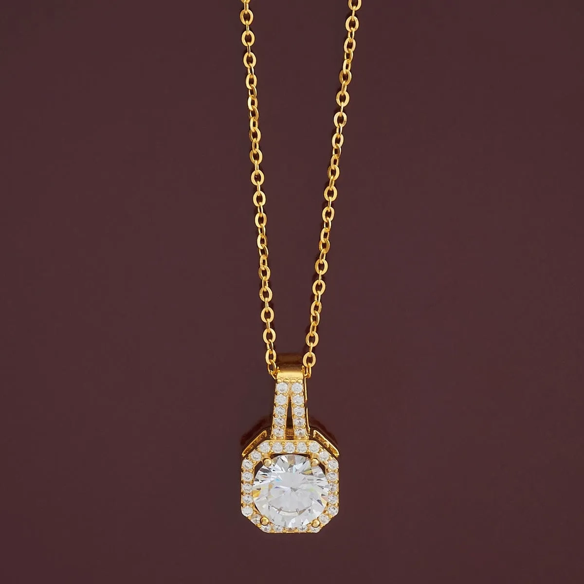 92.5 Silver Pendant with Chain 176484