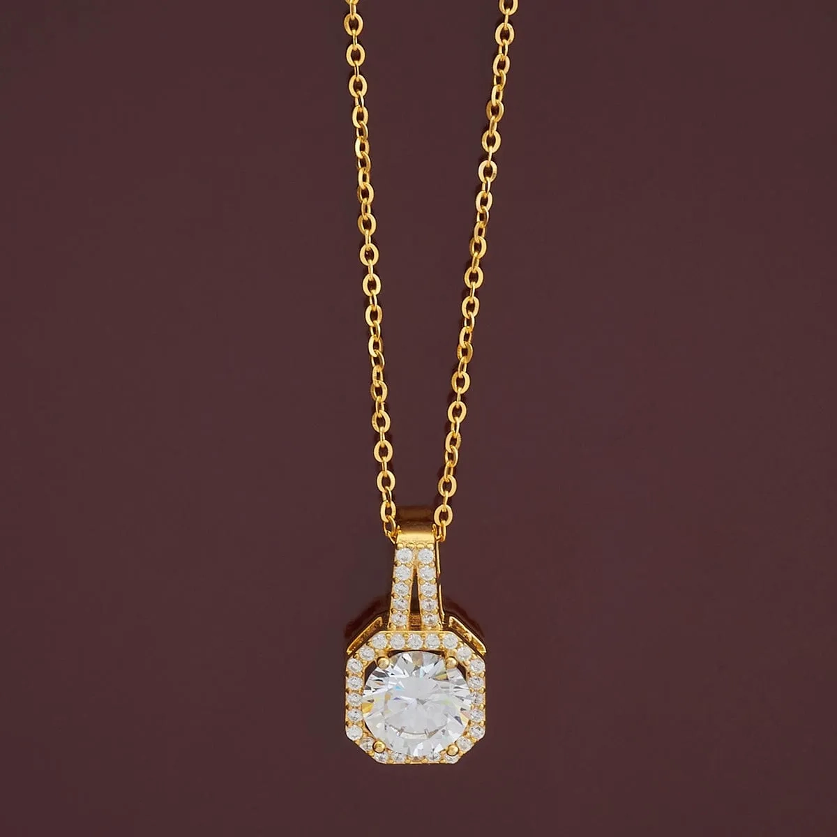 92.5 Silver Pendant with Chain 176484