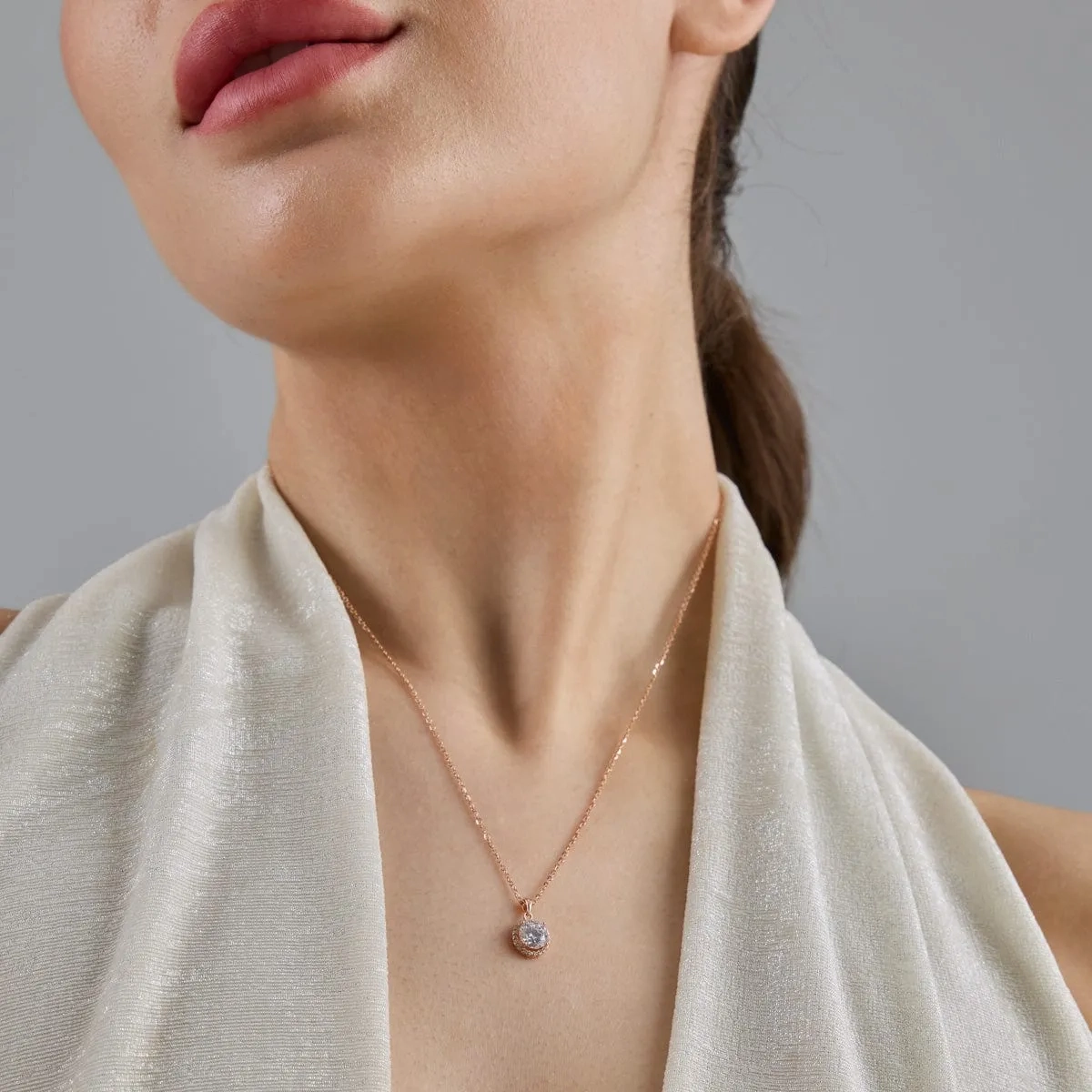 92.5 Silver Pendant with Chain  183206