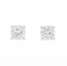 9ct White Gold 2.10cts Lab Grown Brilliant Cut Diamond Stud Earrings ear-earrings  
