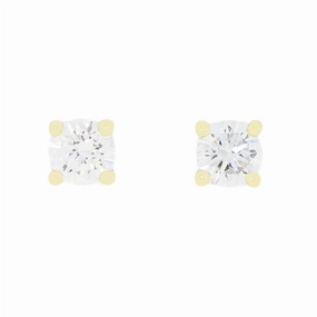 9ct Yellow Gold 0.76cts Lab Grown Brilliant Cut Diamond Stud Earrings ear-earrings  