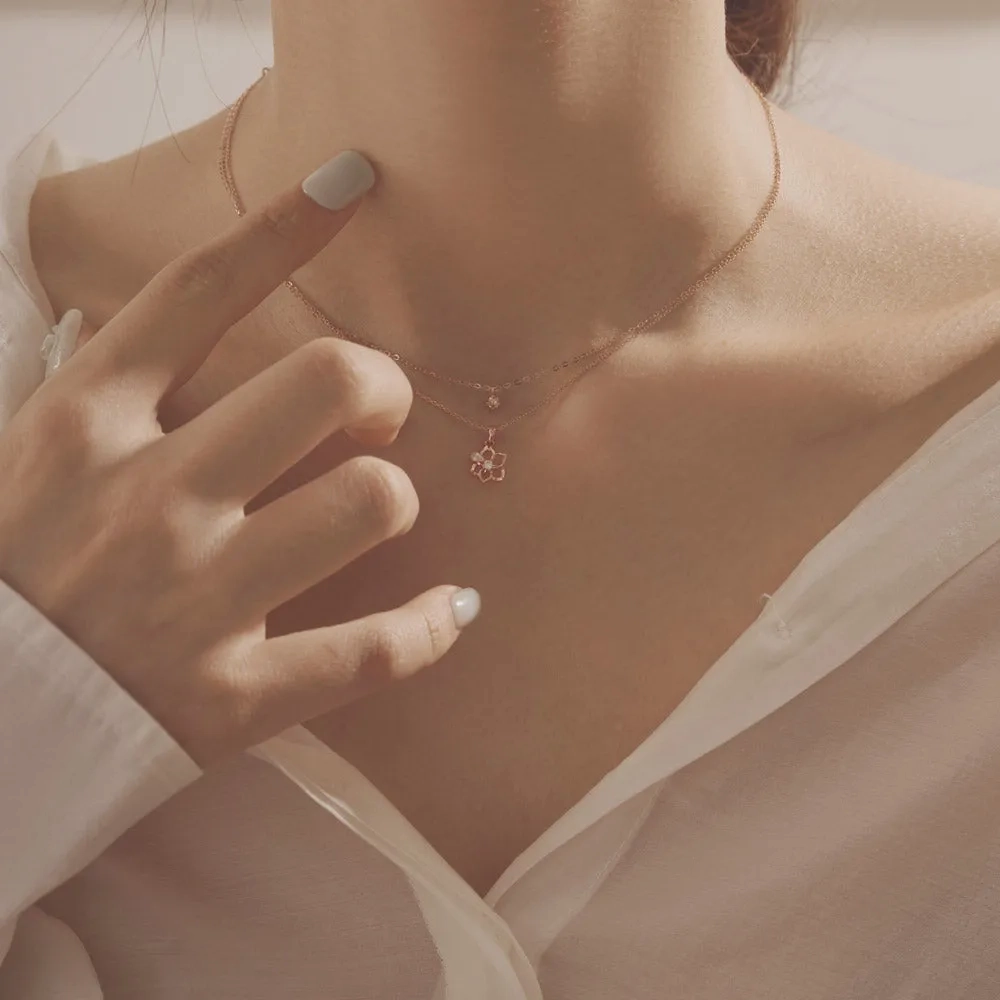 [14K Gold] Calla Necklace