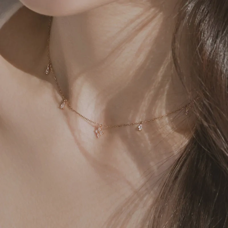 [14K Gold] Julia Floral Necklace