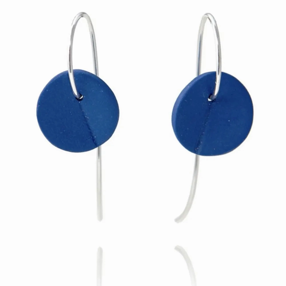 &quot;Eucalyptus&quot; Small Porcelain Earrings