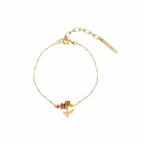 ?Les Nereides Grapes, Vine Leaf And Butterfly Fine Bracelet fashion-jewelry  