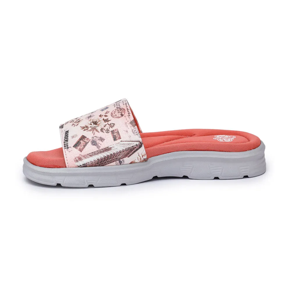 A-HA Damen Liberty Pink Slides mit Polsterung-34