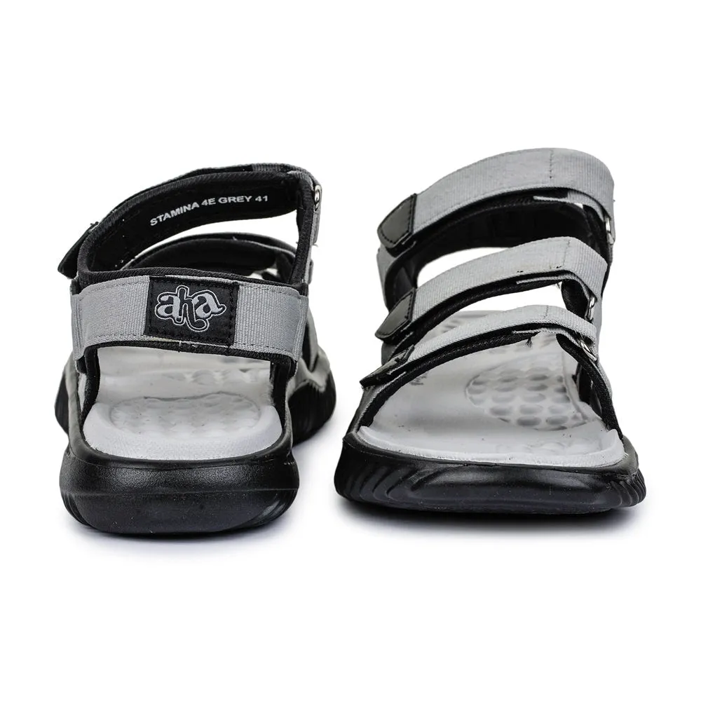 A-HA Bequeme Graue Sandalen Für Herren STAMINA-4E Von Liberty