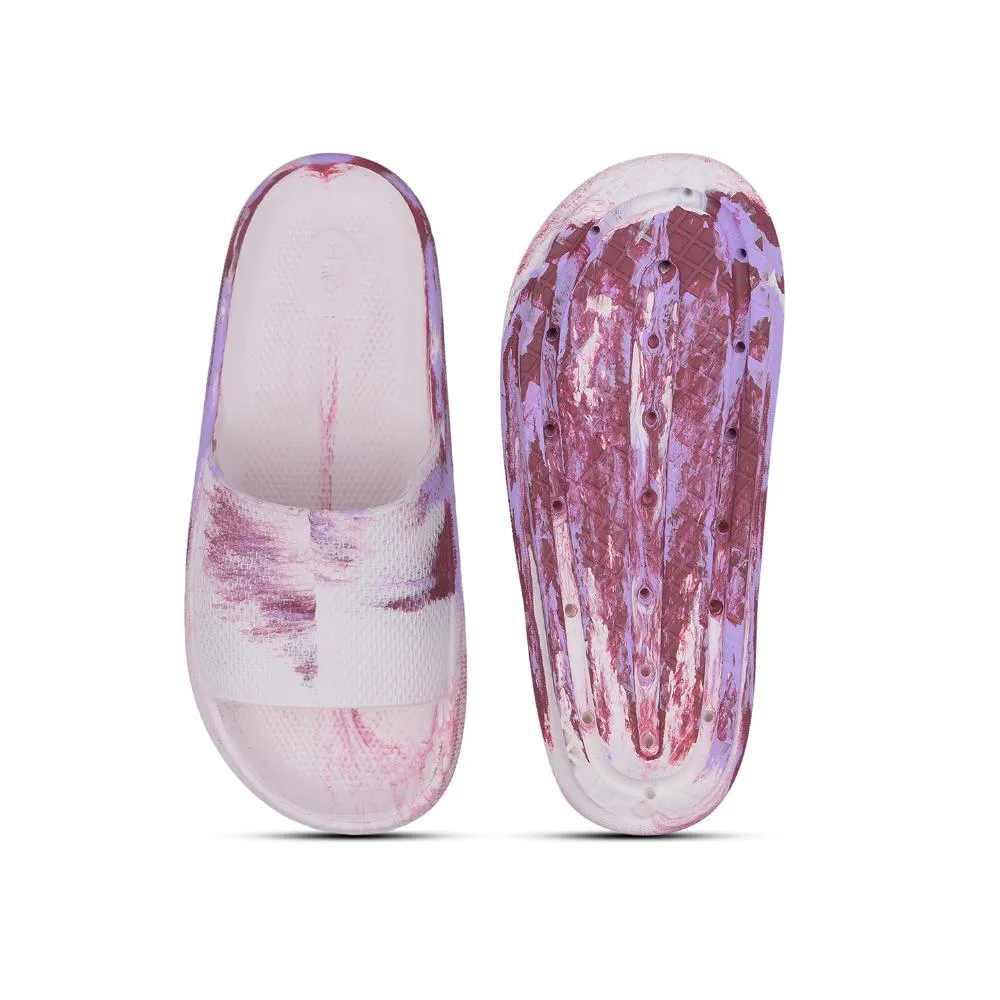 A-HA Bequeme Off-White Slides Für Damen COMFYWALK5 Von Liberty