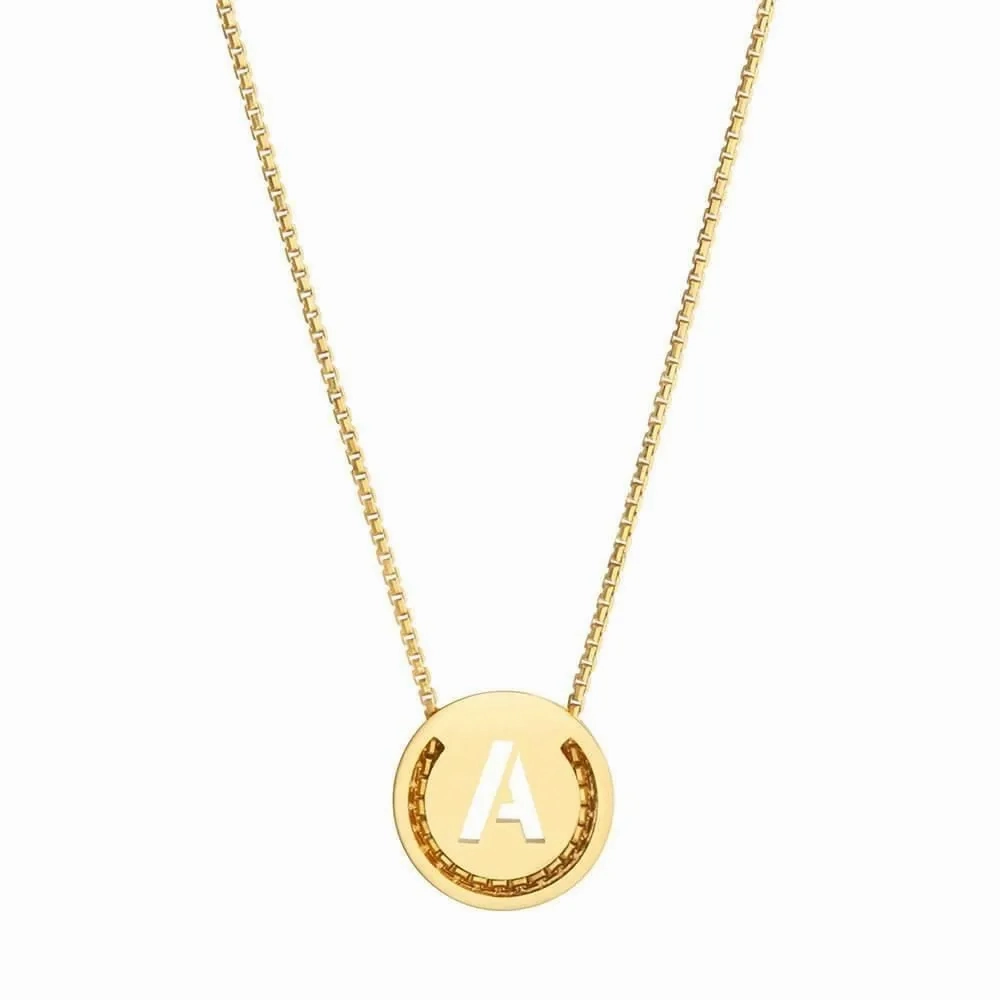 ABC's - A 18K Gold Plated Necklace