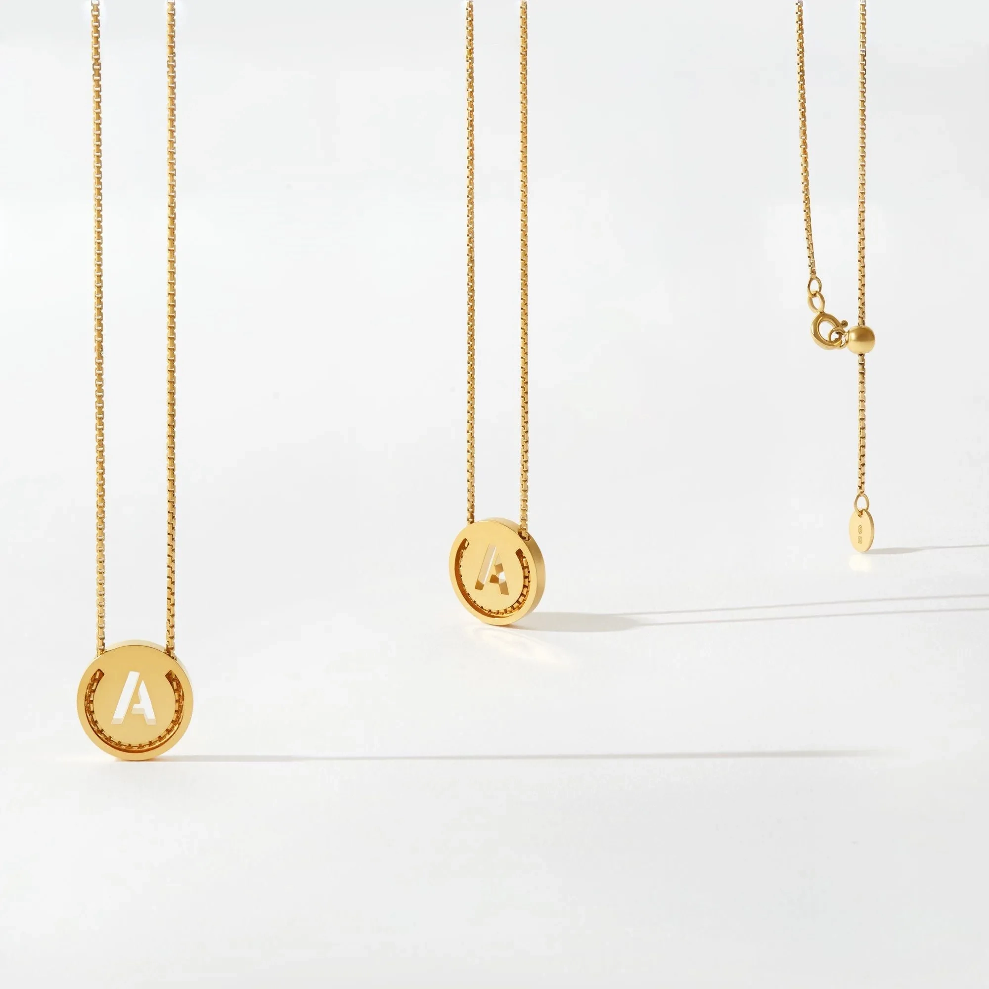 ABC's - C 18K Gold Plated Necklace