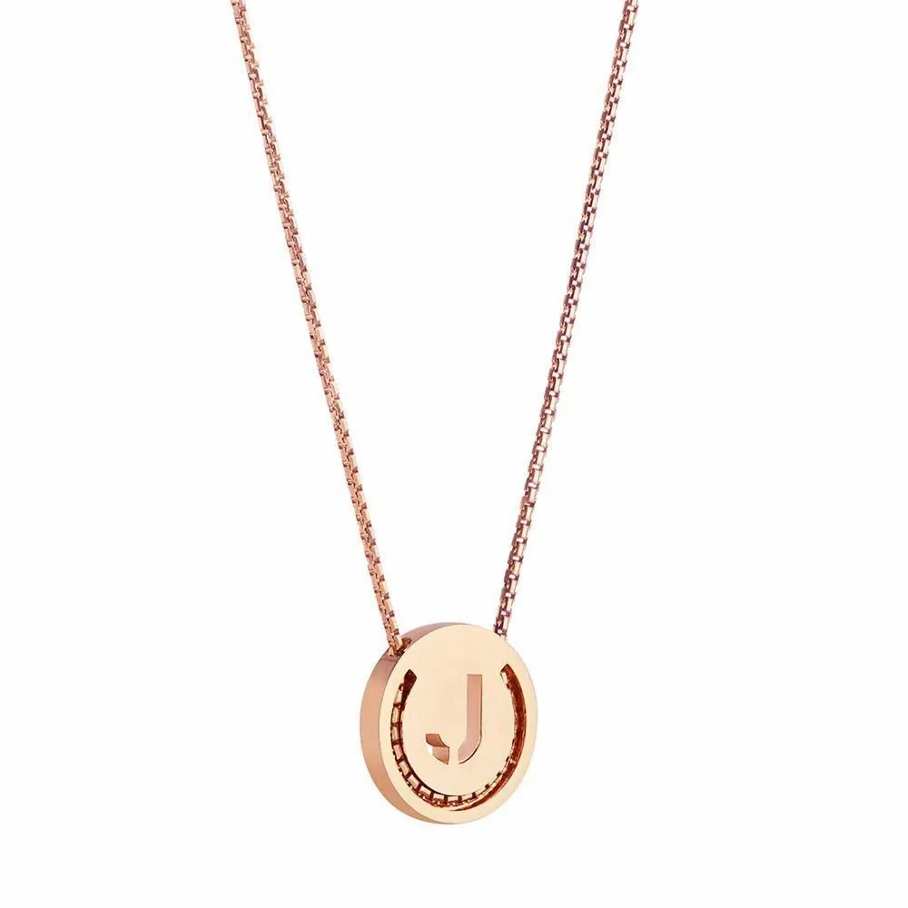 ABC's - J 18K Gold Plated Necklace
