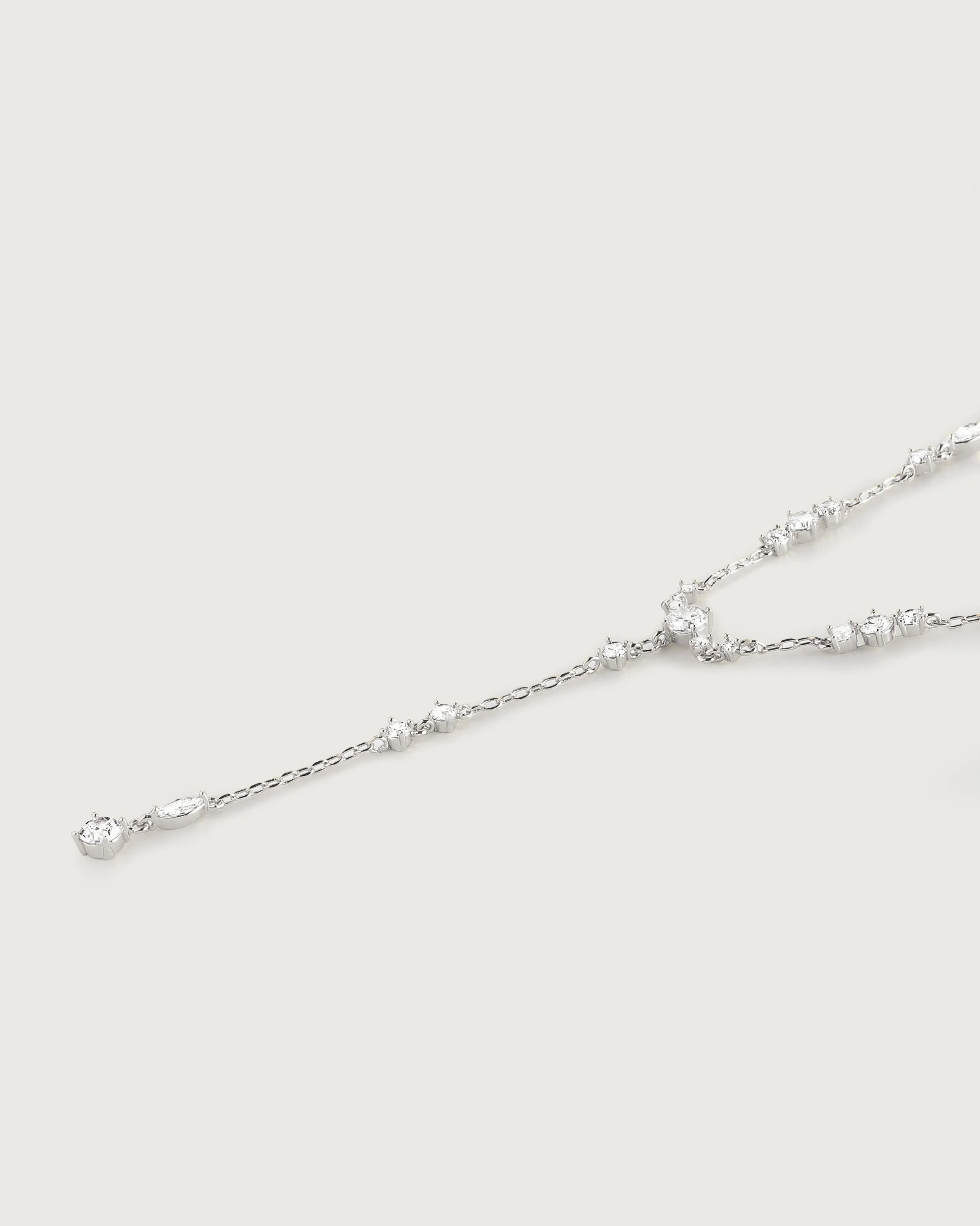 Adriana Necklace in Silver