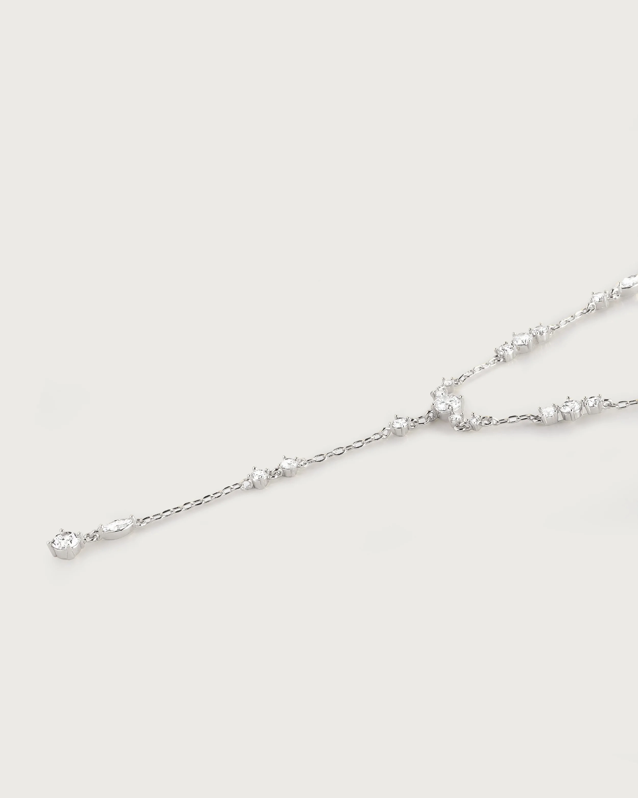 Adriana Necklace in Silver