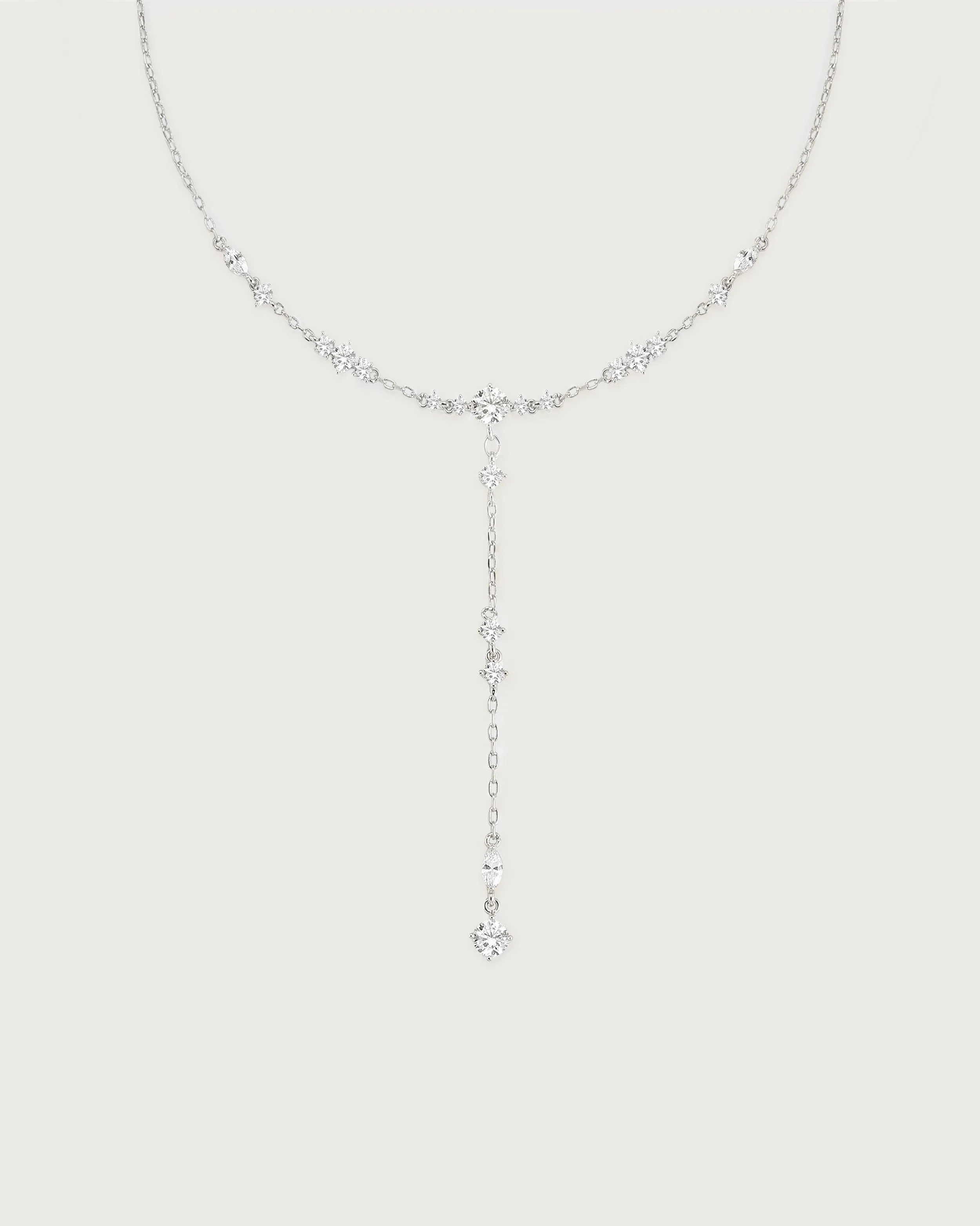 Adriana Necklace in Silver
