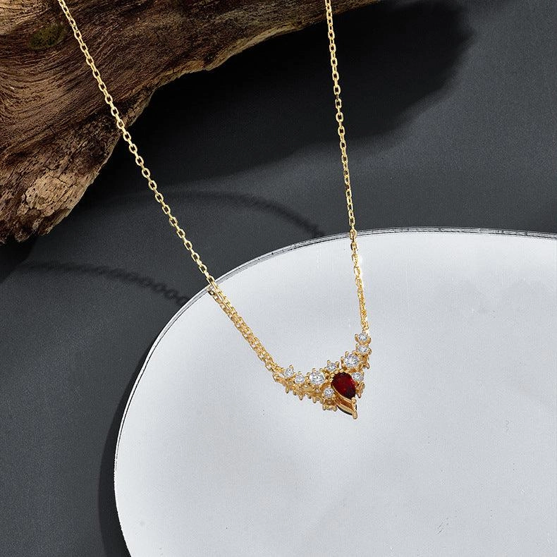 Advanced Red Pomegranate Necklace