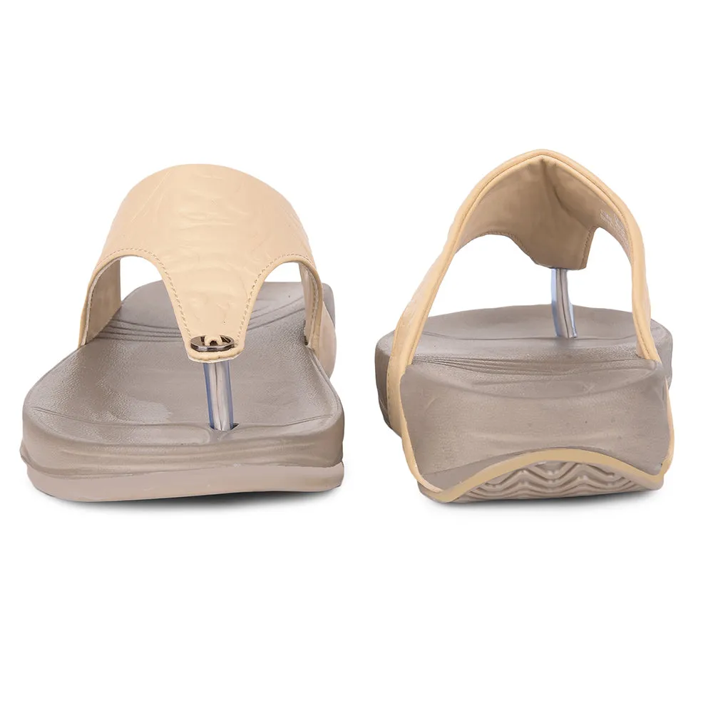 AHA By Liberty DIVA-10 Bequeme Schlappen Für Damen - Beige