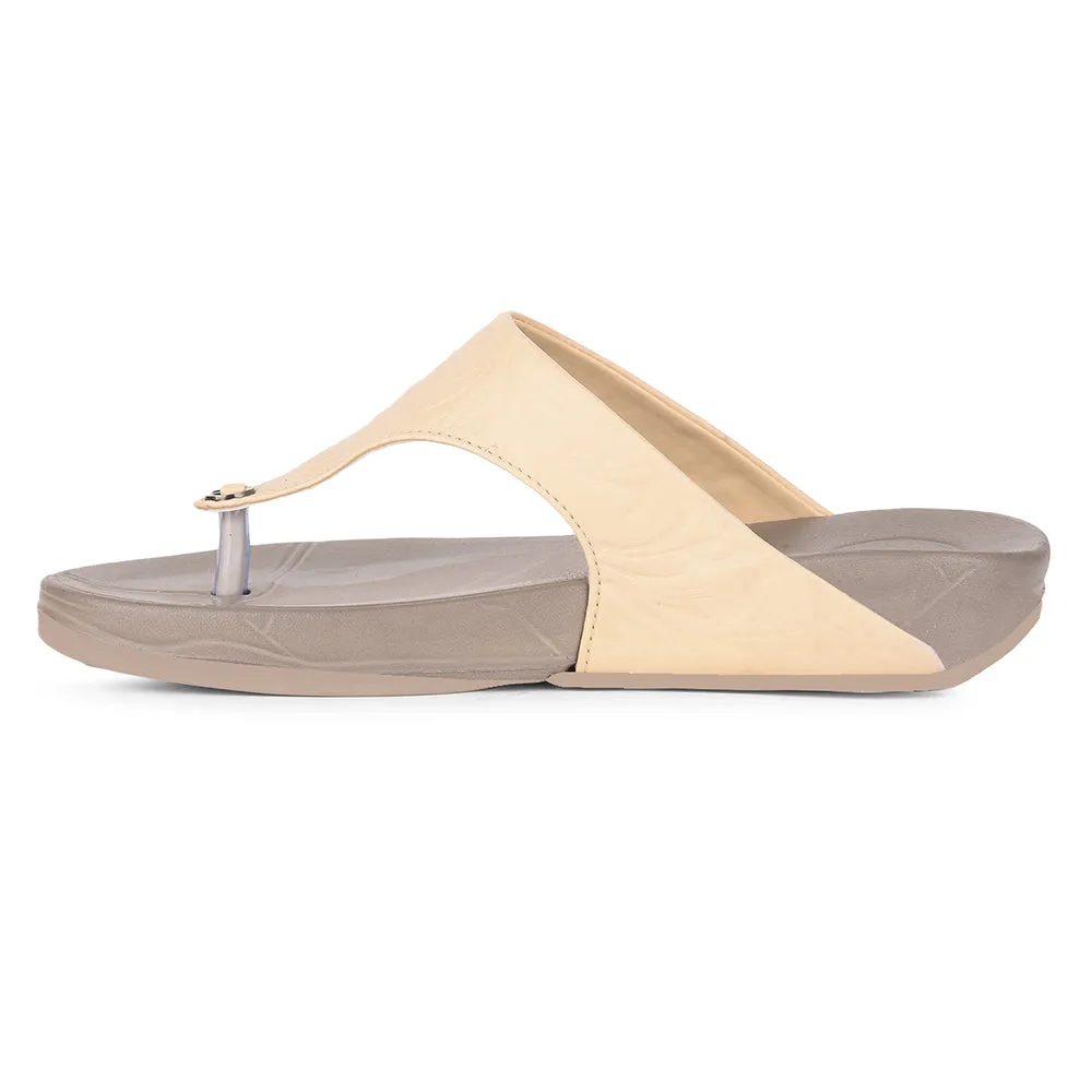 AHA By Liberty DIVA-10 Bequeme Schlappen Für Damen - Beige