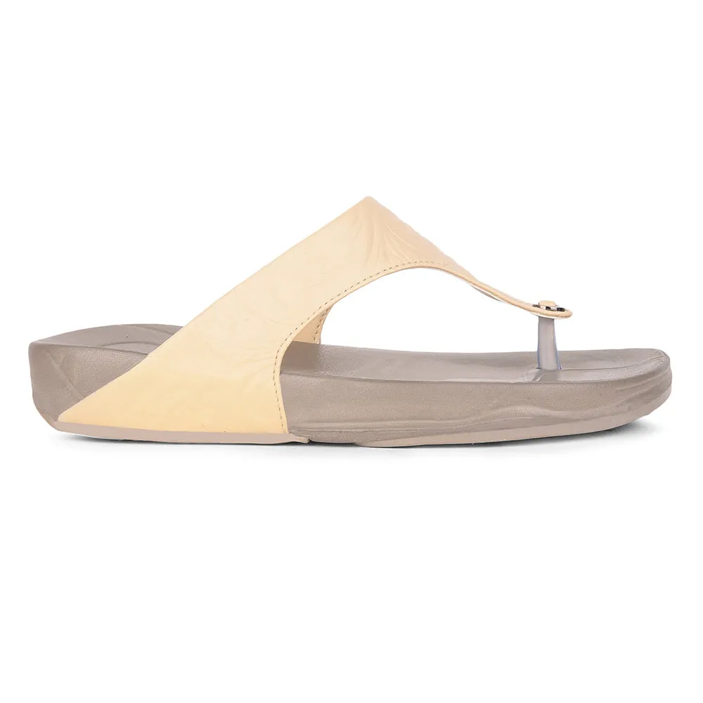 AHA By Liberty DIVA-10 Bequeme Schlappen Für Damen - Beige