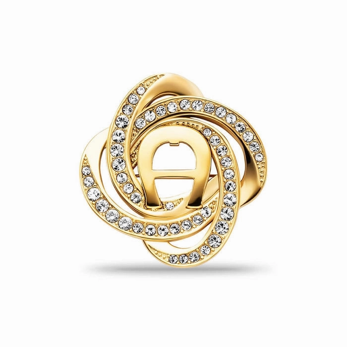 Aigner Ladies Gold Tone brooch fashion-jewelry  
