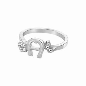Aigner Ladies Viola Silver Ring with Crystals Size 52 fashion-jewelry  
