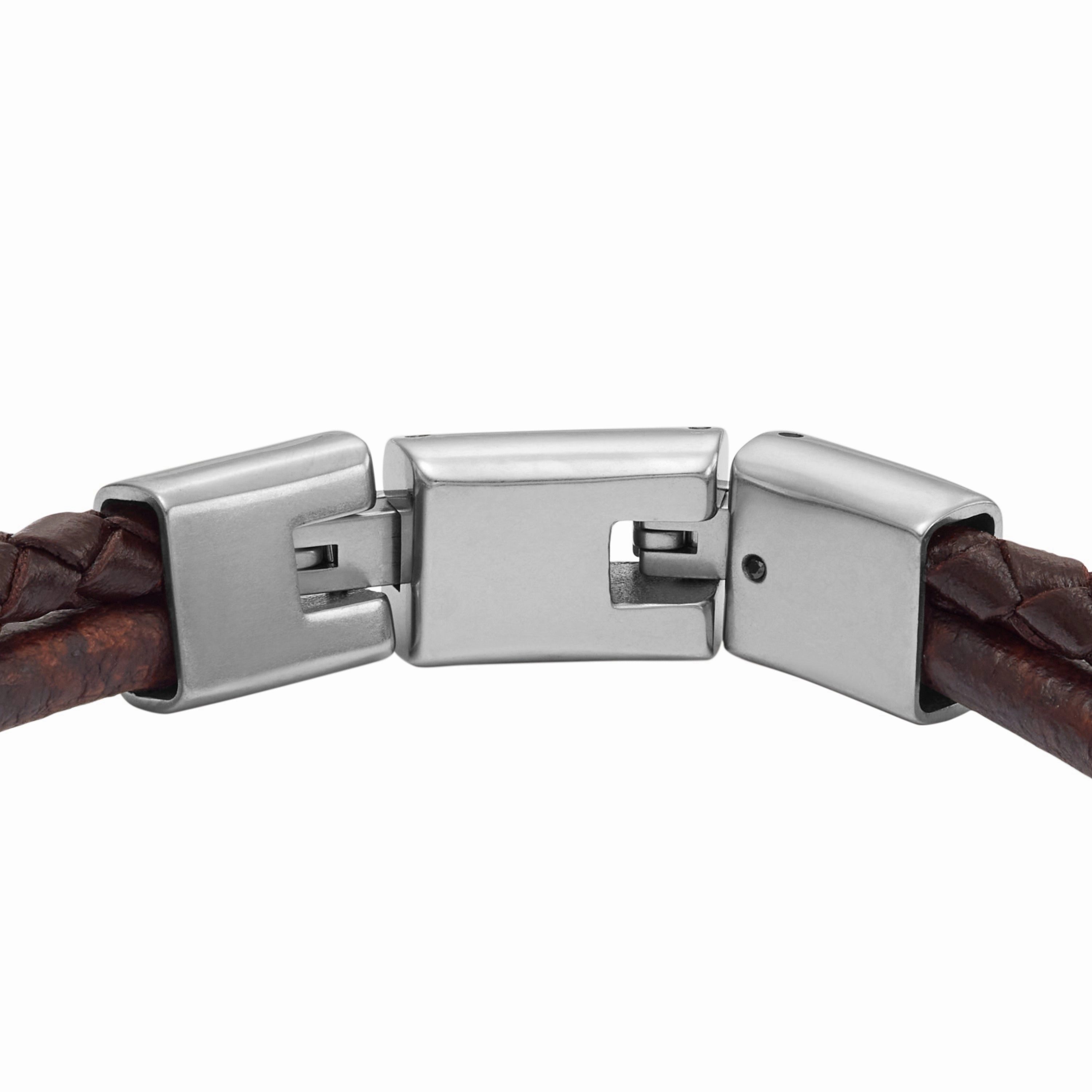 All Stacked Up Brown Leather Multi-Strand Bracelet