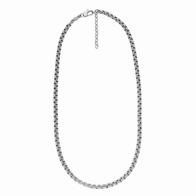 All Stacked Up Stainless Steel Chain Necklace fashion-jewelry  