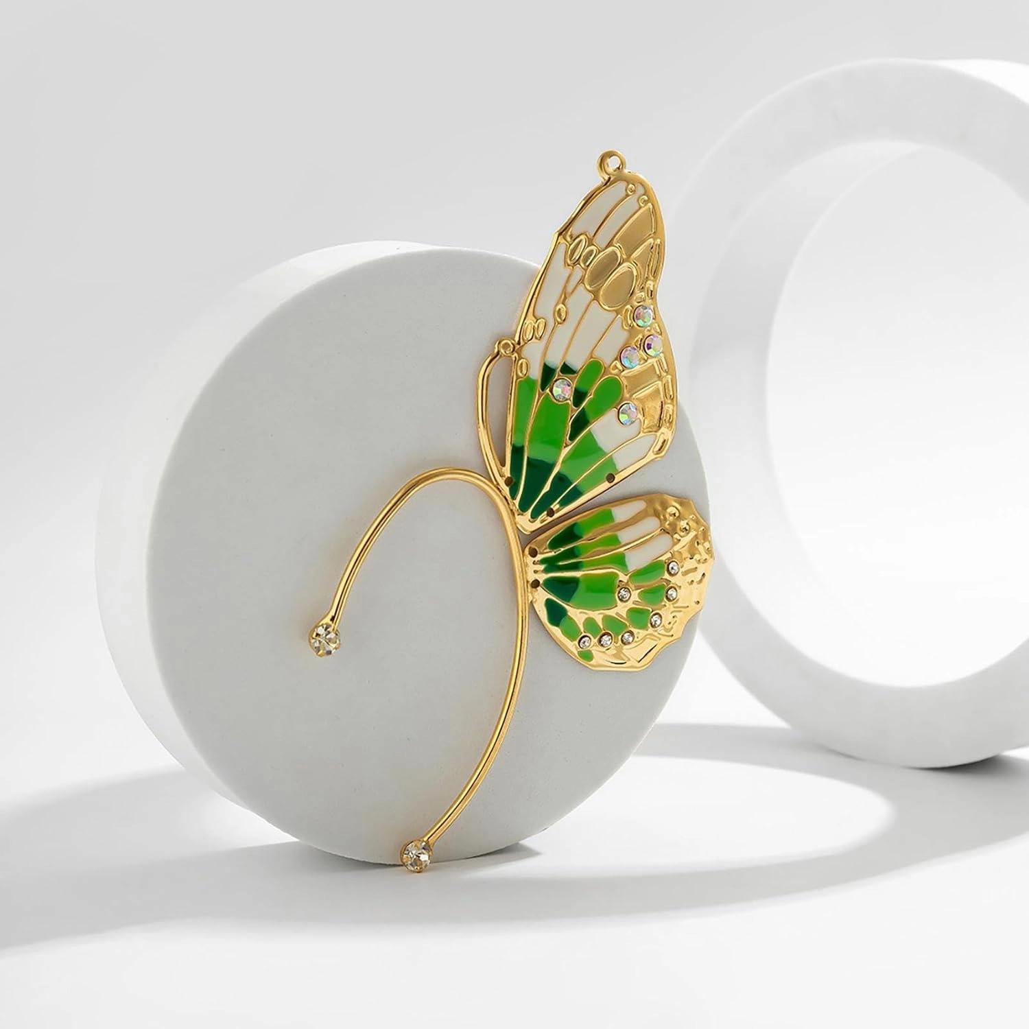 Alloy Butterfly Ear Cuff Earrings