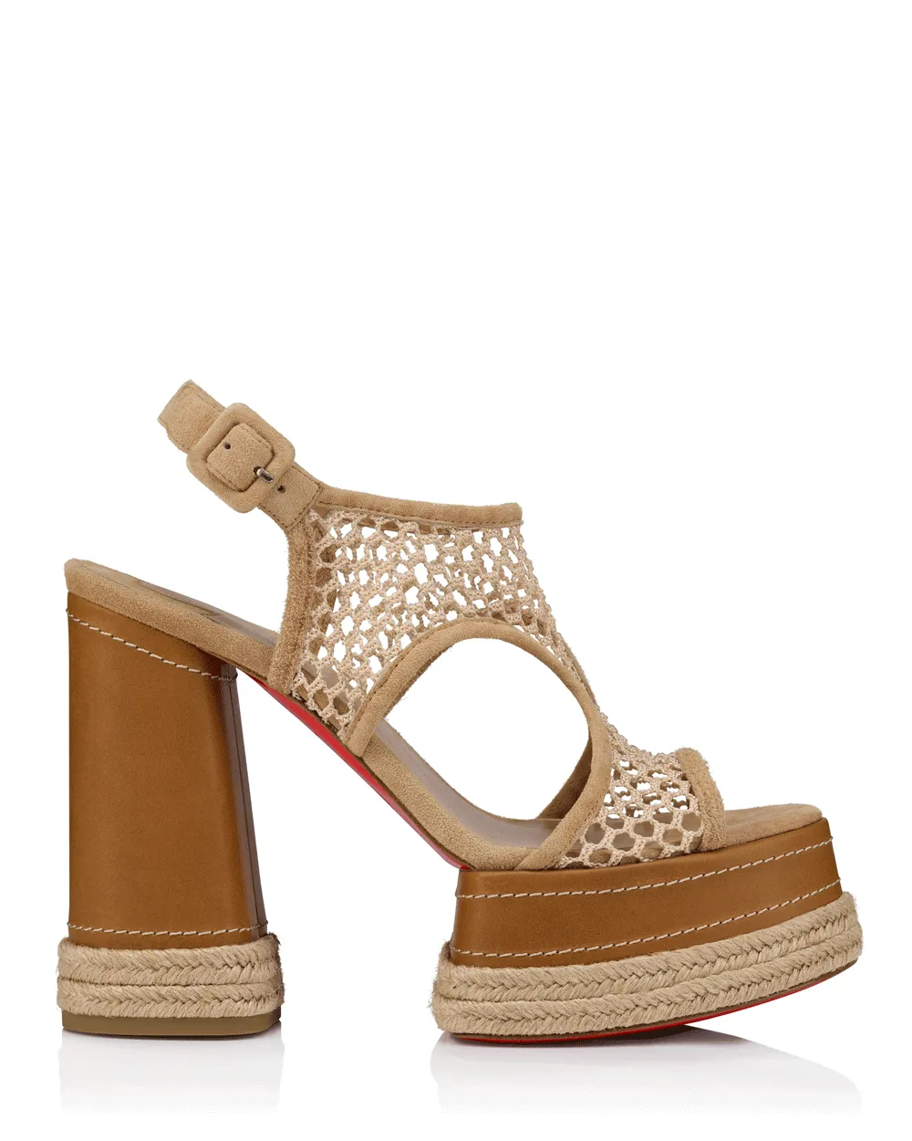 Almeja Platform Espadrille Sandale in Terra