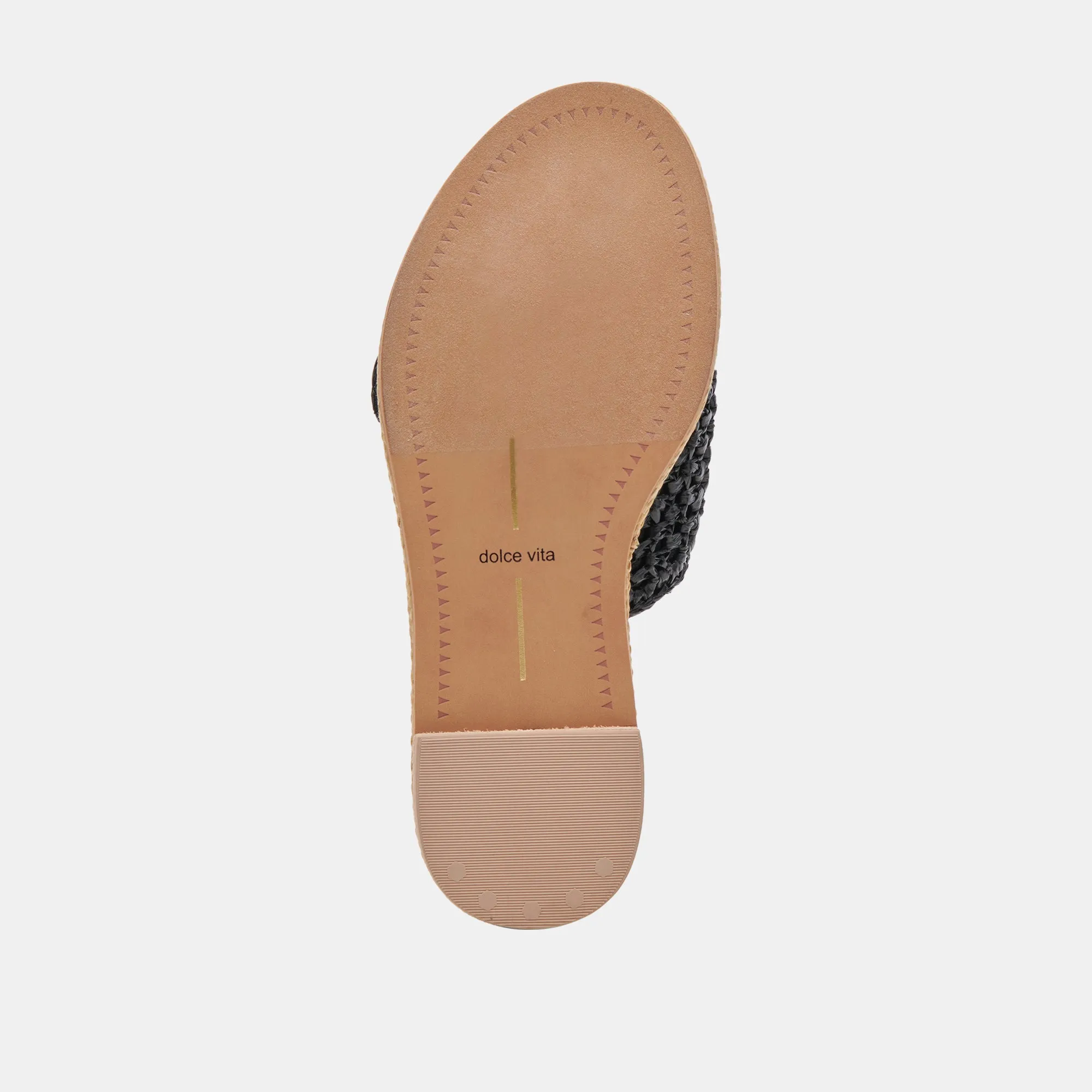 ALONZO SANDALEN ONYX RAFFIA
