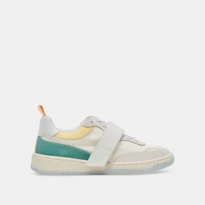 ALVAH SNEAKERS PASTELL MEHRFARBIG LEDER