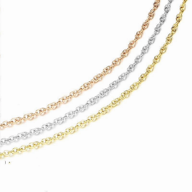 Amazon Jewelry Overlay Geometric Long Collar Chain