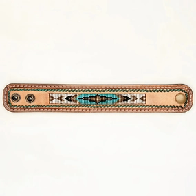 American Darling Multi Color Beaded Wrist Wrap texture-rose-gold  