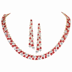 Amore Affection Necklace & Earrings Collection suit-set  