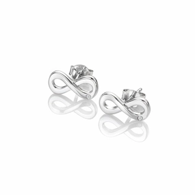Amulets Infinity Earrings texture-diamond  