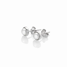 Amulets Pearl Earrings texture-diamond  