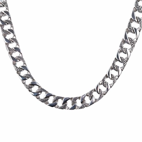 Anaconda Men's Textured Necklace 