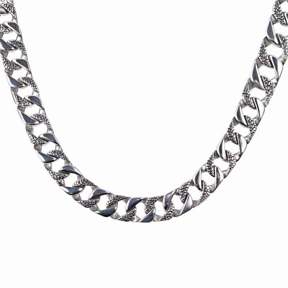 Anaconda Men's Textured Necklace 