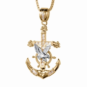 Anchor & Eagle Pendant 