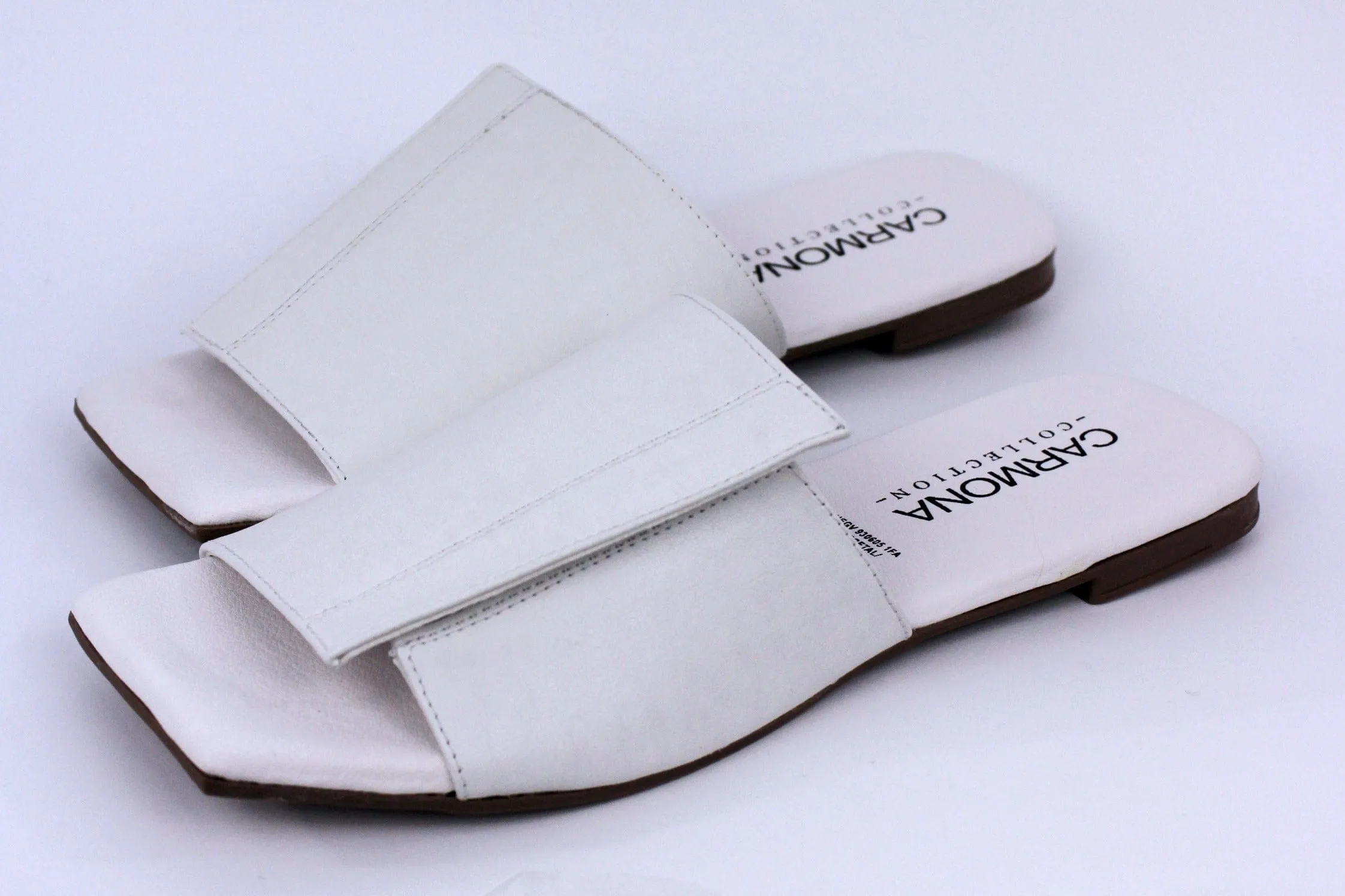 Andrea Kaktusleder Vegane Sandalen | Weiß