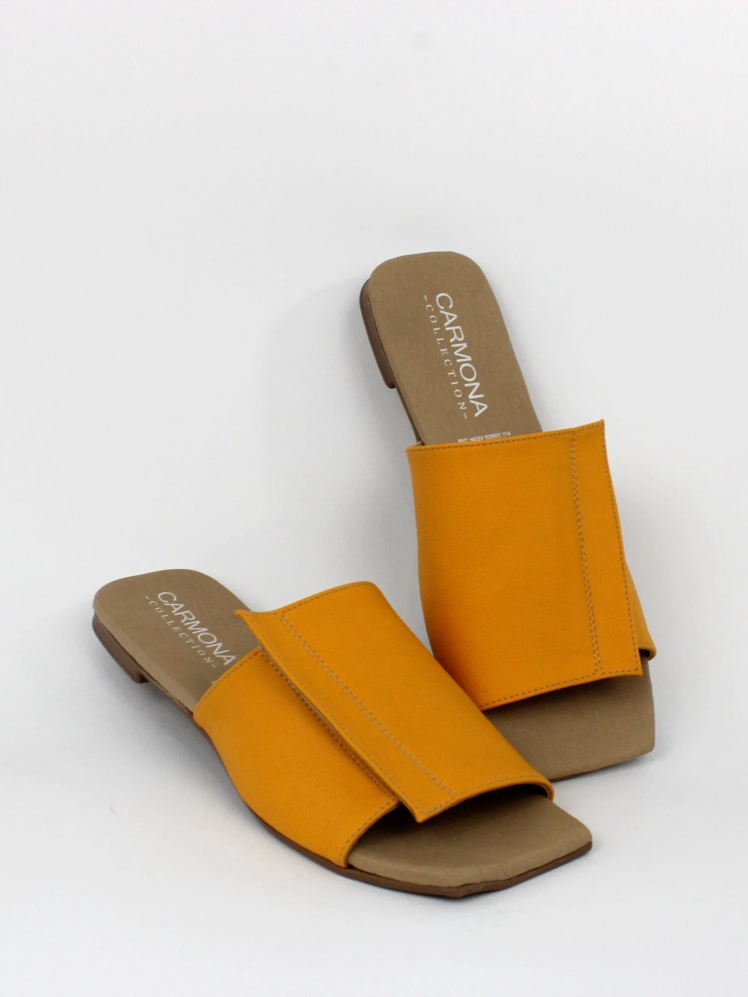 Andrea Kaktusleder Vegane Sandalen | Gelb
