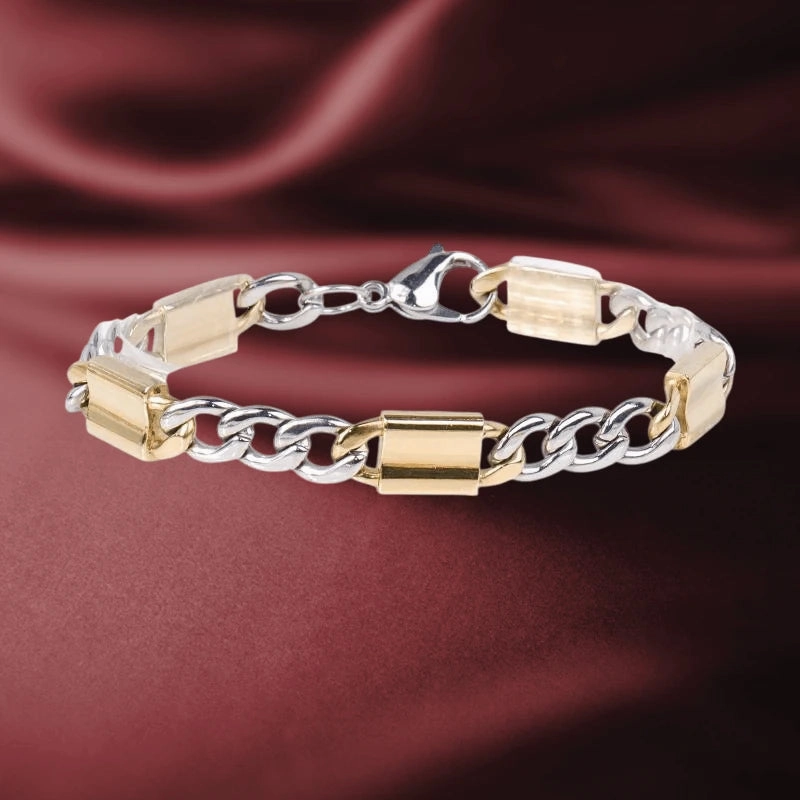 Andreo Two-Tone Steel Bracelet