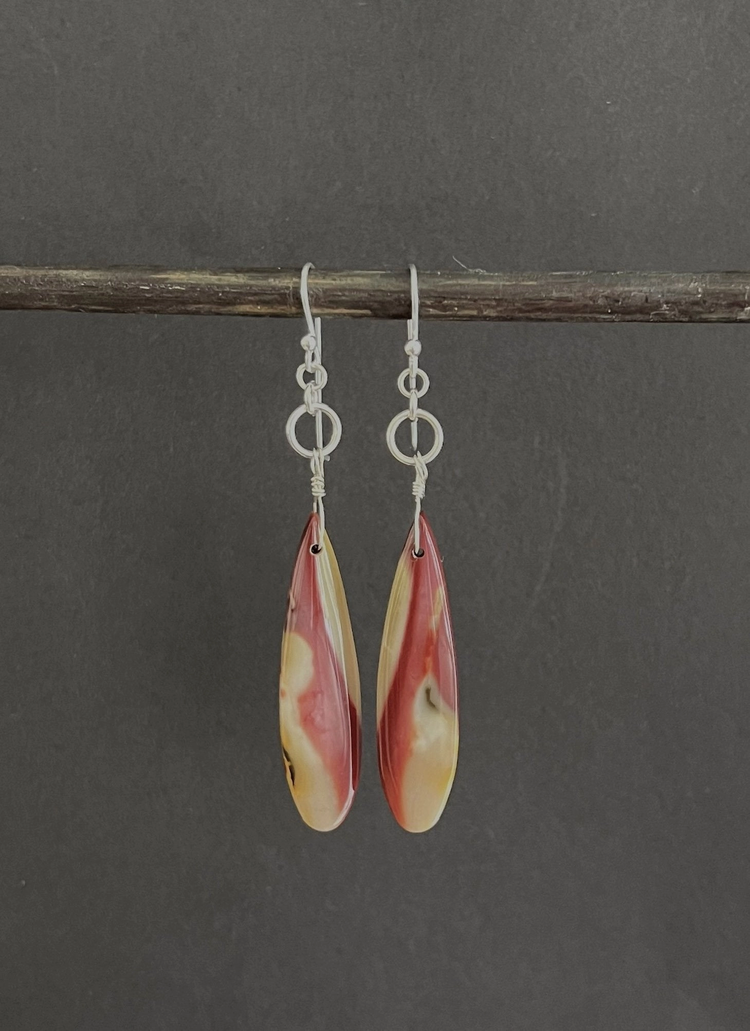 ANN LIGHTFOOT - MOOKITE DROP EARRINGS