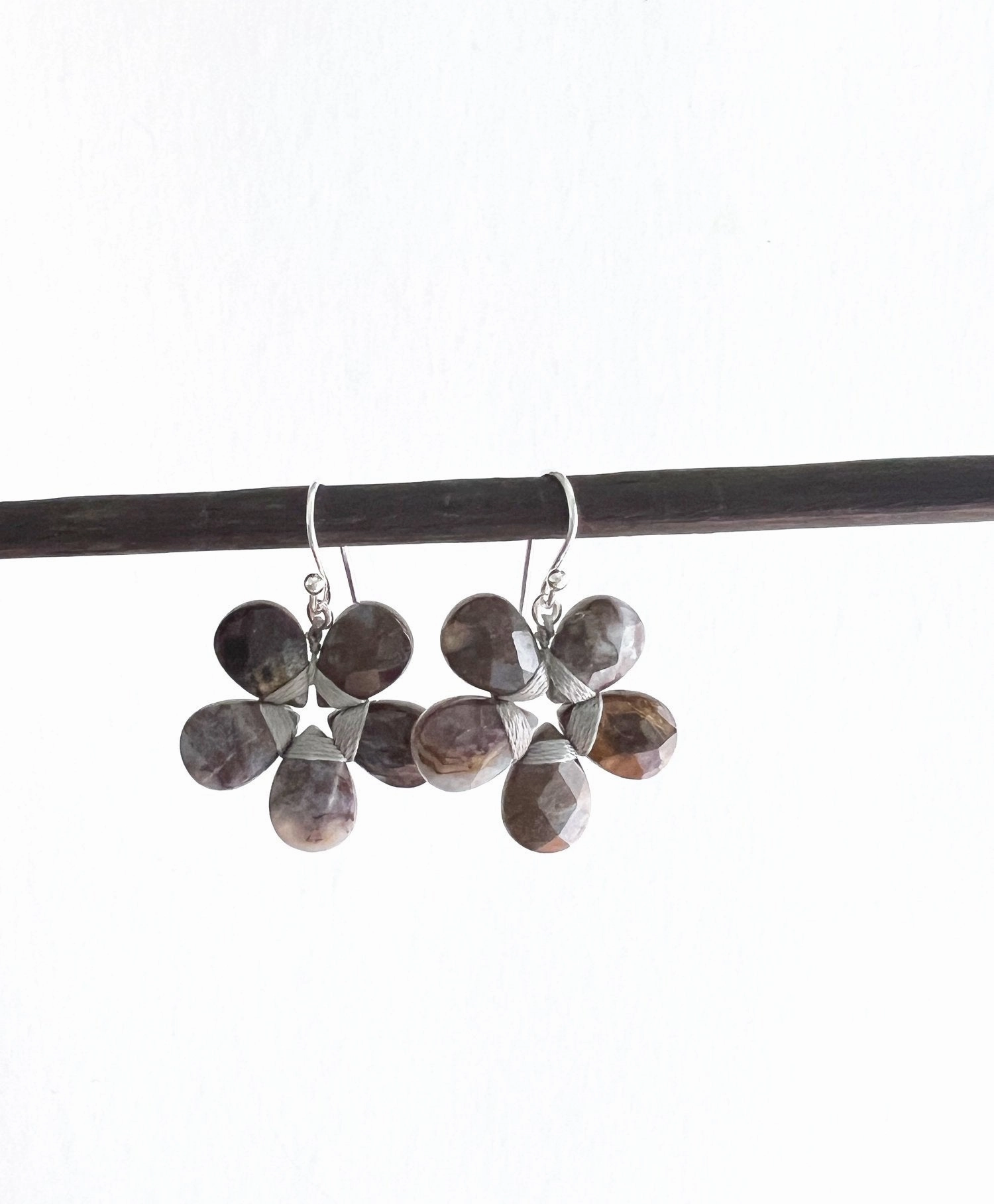 ANN LIGHTFOOT - PIETERSITE FLOWER EARRINGS ear-ear-stud  