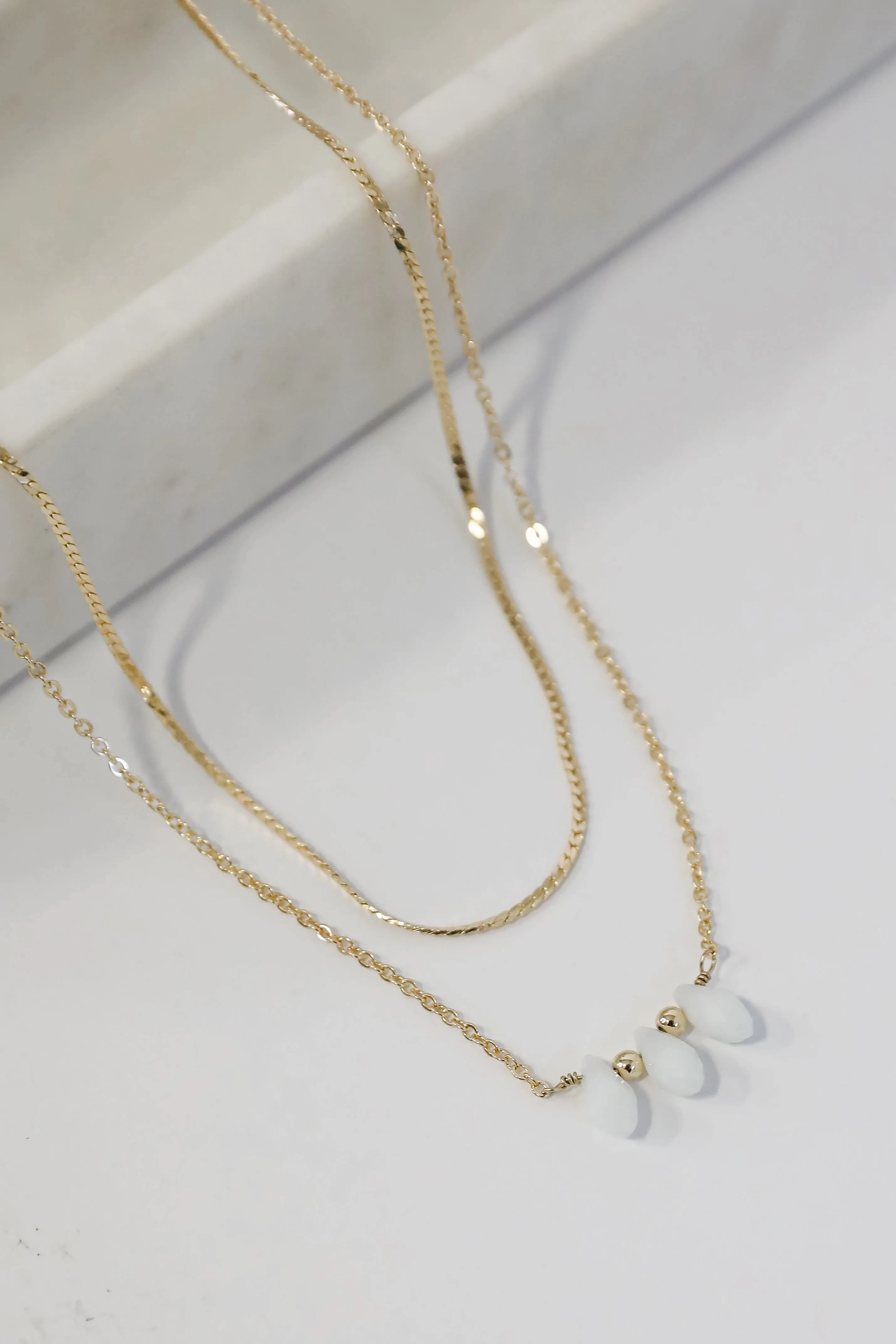 Annabelle Gold Layered Chain Necklace