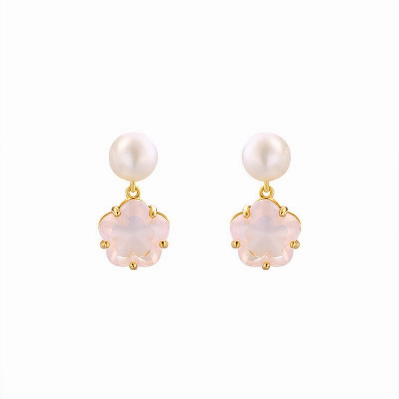 Anti Allergic Natural Crystal Earrings