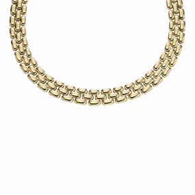 Arden Watch Links Gold-Tone Stainless Steel Chain Necklace fashion-jewelry  