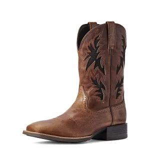 Ariat Herren Sport Cool VentTEK Western Stiefel Dunkelbraun/Zweifarbig Braun Ariat Schuhe