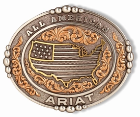 Ariat All American Belt Buckle texture-rose-gold  